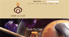 Desktop Screenshot of cookonclay.com